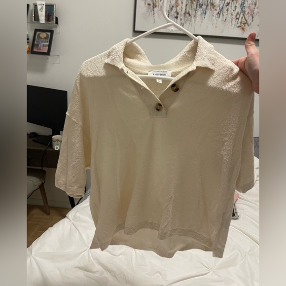 Knit Collared Top - Picture 2 of 5